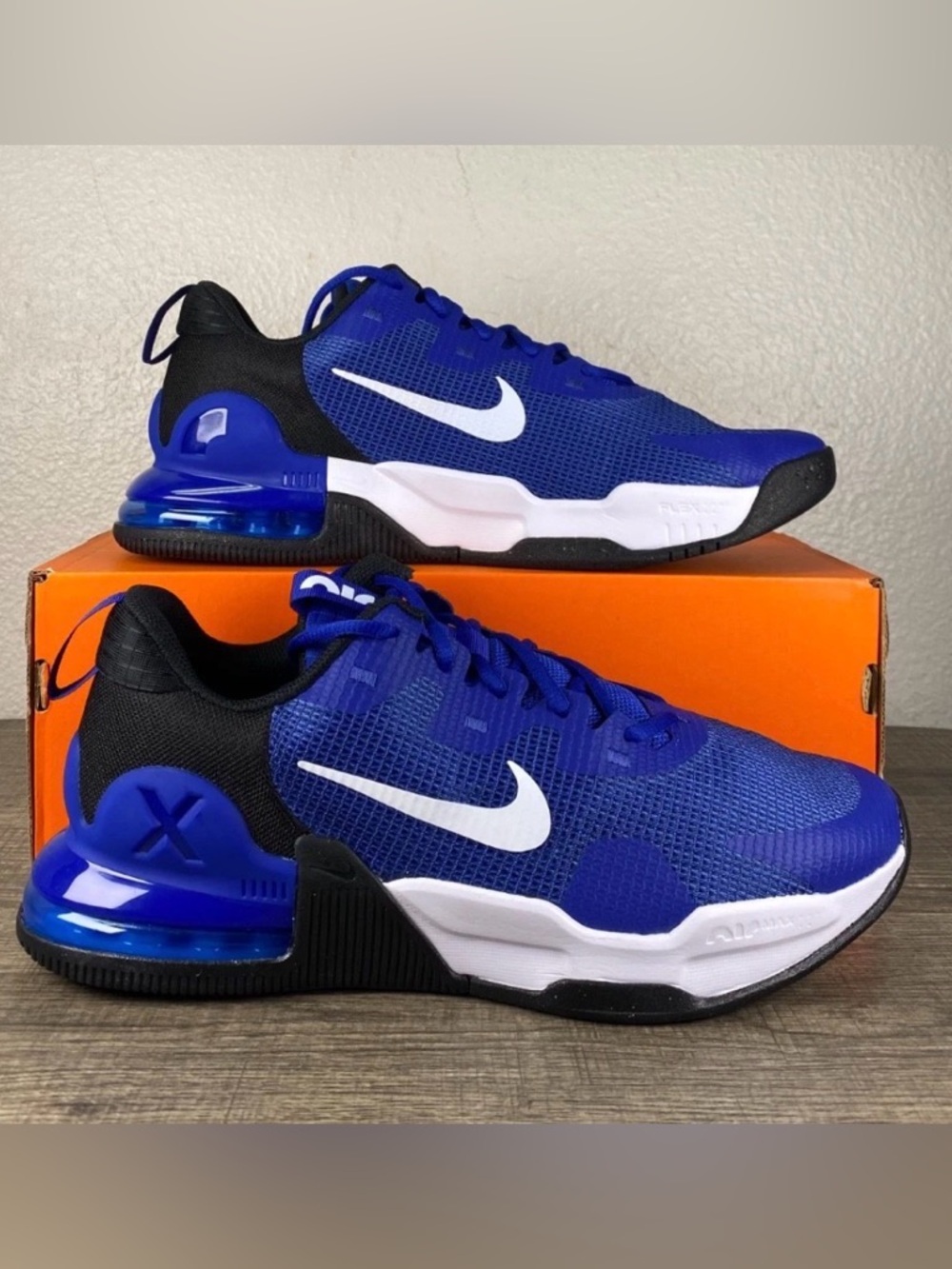 NEW Nike Max Alpha Trainer 5 Royal Blue/Black Dm0829 400 Men Running Shoes 10,11